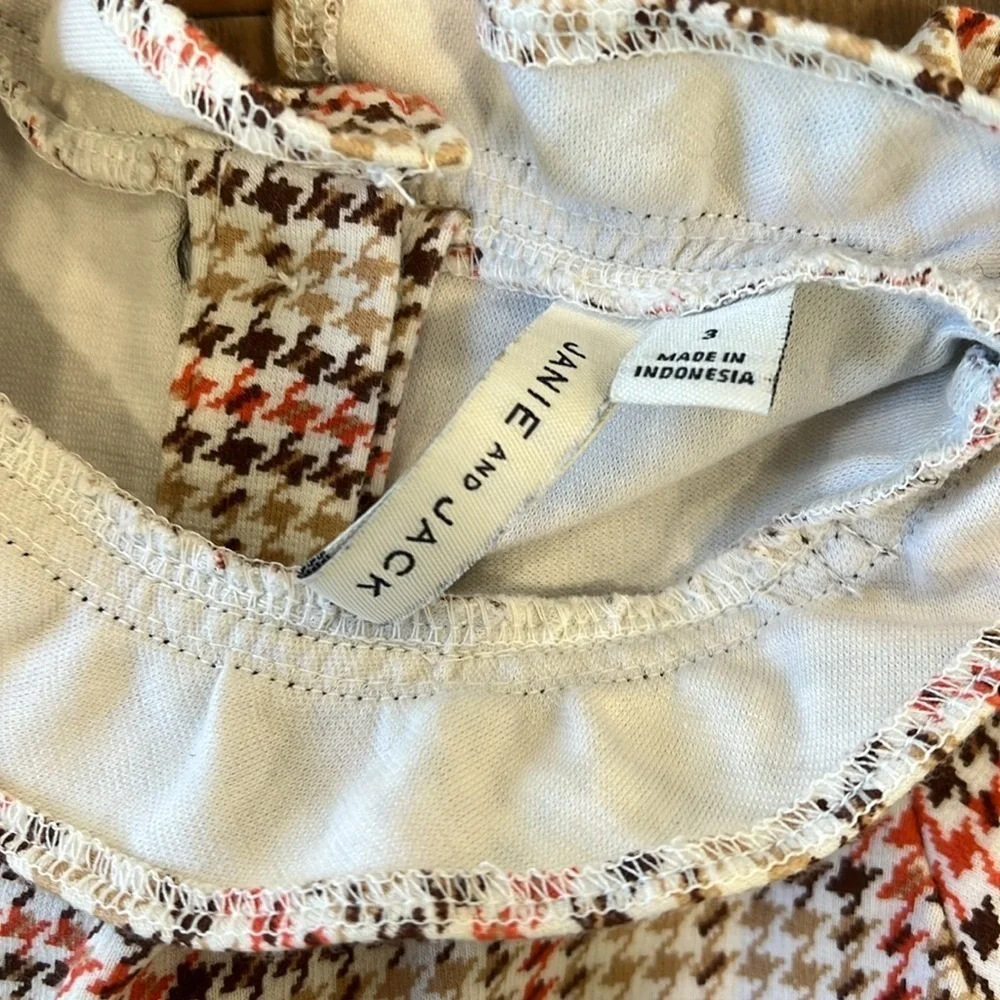 Janie and jack houndstooth drop waist dress